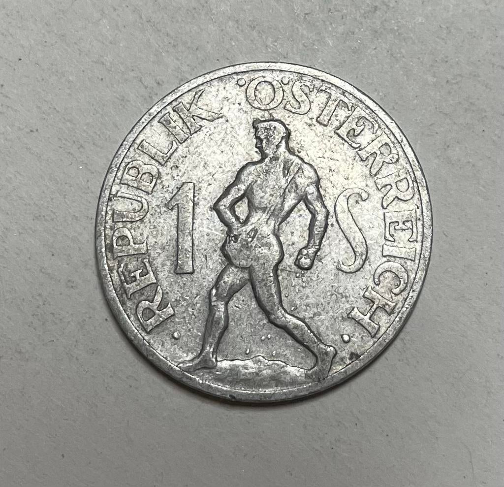 1 schilling Oostenrijk 1946, Ophalen of Verzenden, Oostenrijk