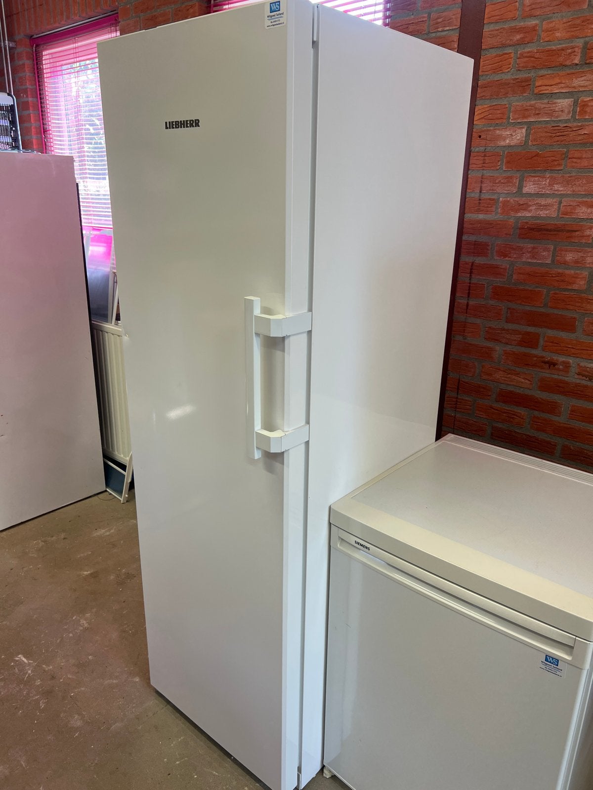 Liebherr Nofrost diepvrieskast, Ophalen, 160 cm of meer, Zo goed als nieuw, Energieklasse A of zuiniger