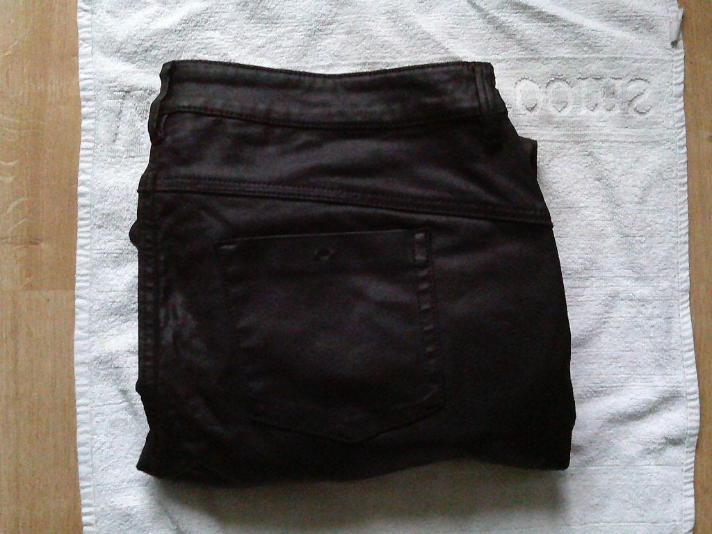broek STREET ONE imitatie leer 44 / L30 -GRATIS zend, Verzenden, Zwart, Maat 42/44 (L), Zo goed als nieuw