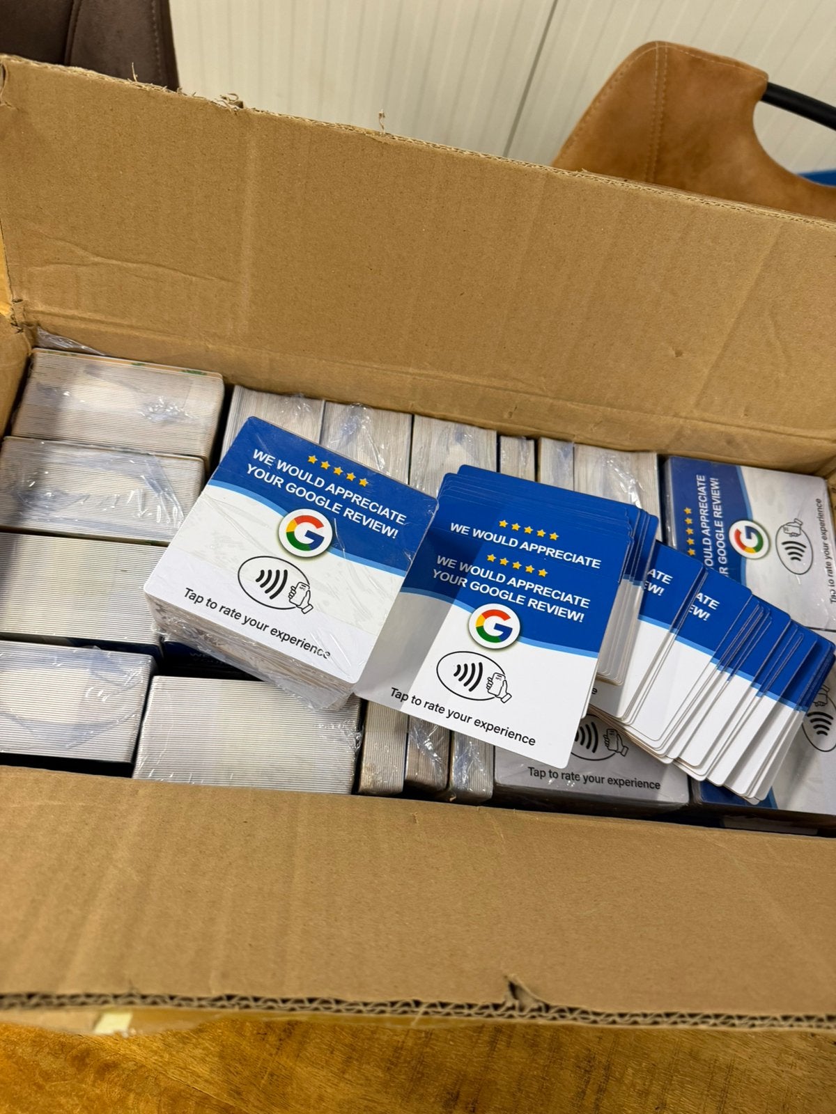 Google review card review kaarten 1000 stuks, Ophalen of Verzenden, Nieuw, Overige typen