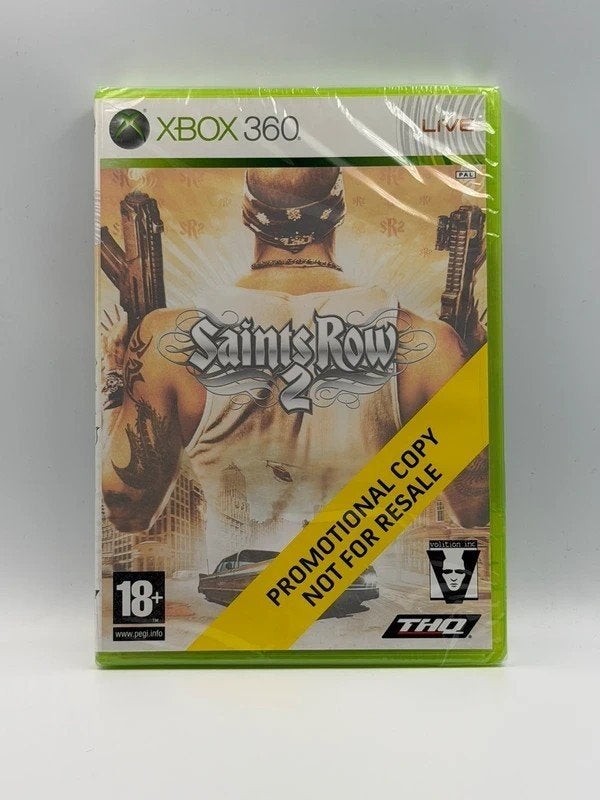 Saints Row 2 Xbox 360 Factory Sealed New Promo, Avontuur en Actie, Microsoft, Microsoft, Microsoft