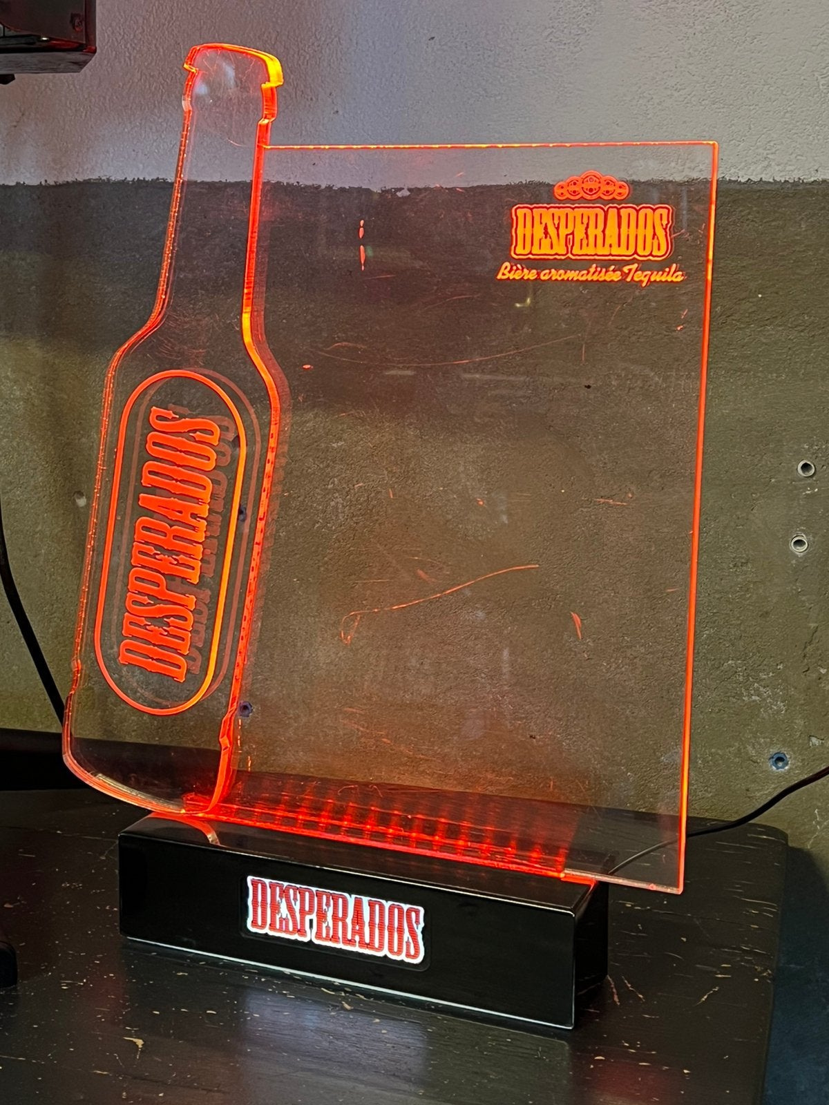 Zeldzame Desperados lichtreclame, Lichtbak of (neon) lamp, Ophalen of Verzenden, Zo goed als nieuw, Nvt
