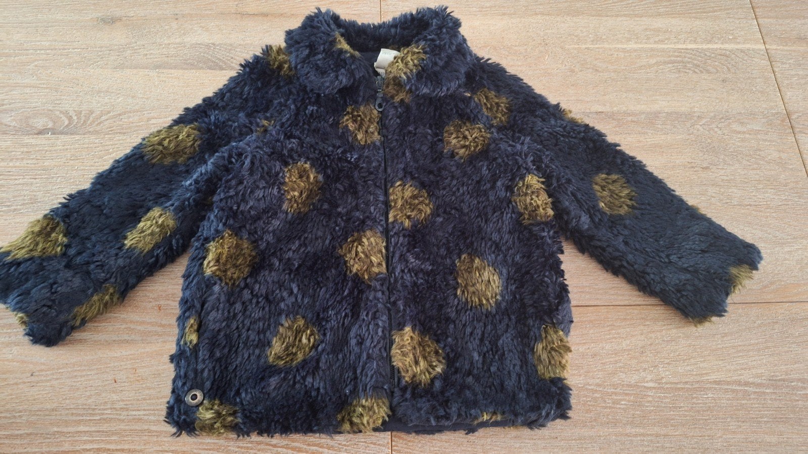 Mooi donkerblauw winterjasje van Jottum maat 98!, Gebruikt, Meisje, Jottum, Ophalen of Verzenden