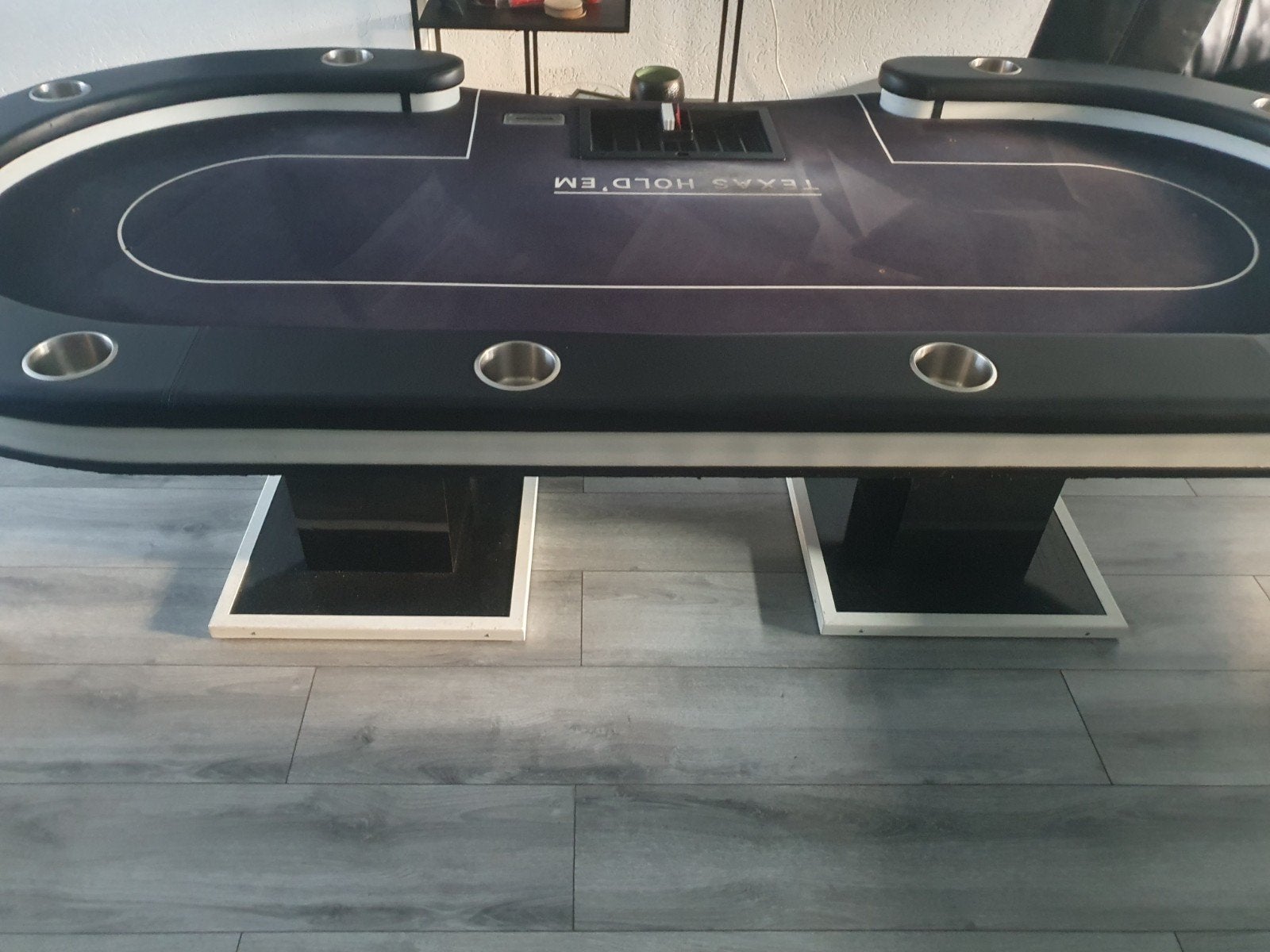 pokertafel met verlichting, Vijf spelers of meer, Ophalen, Gebruikt