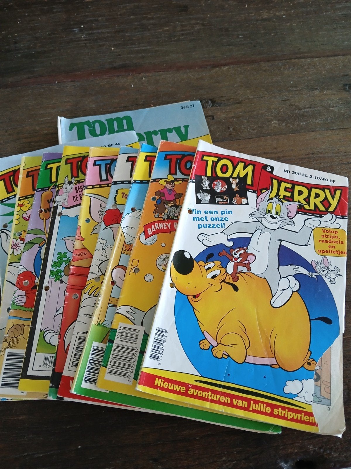 Tom en Jerry stripboeken, Meerdere comics, Ophalen of Verzenden, Gelezen, Europa