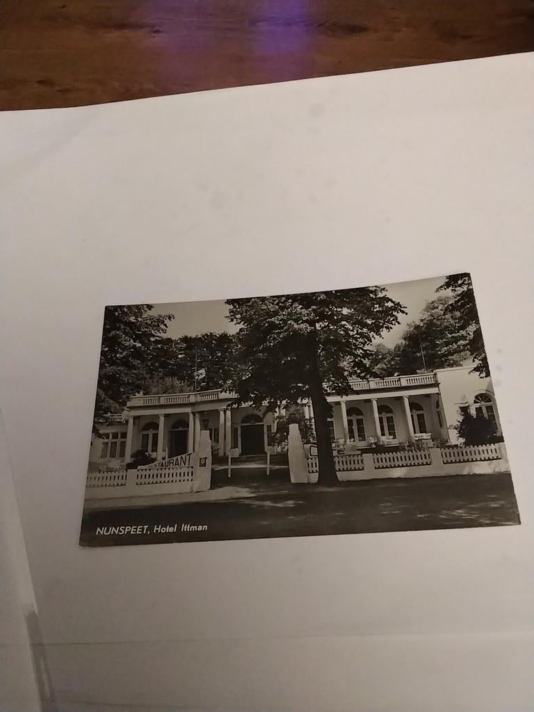 NUNSPEET. HOTEL. ITTMAN, Ophalen of Verzenden, Voor 1920, Gelderland