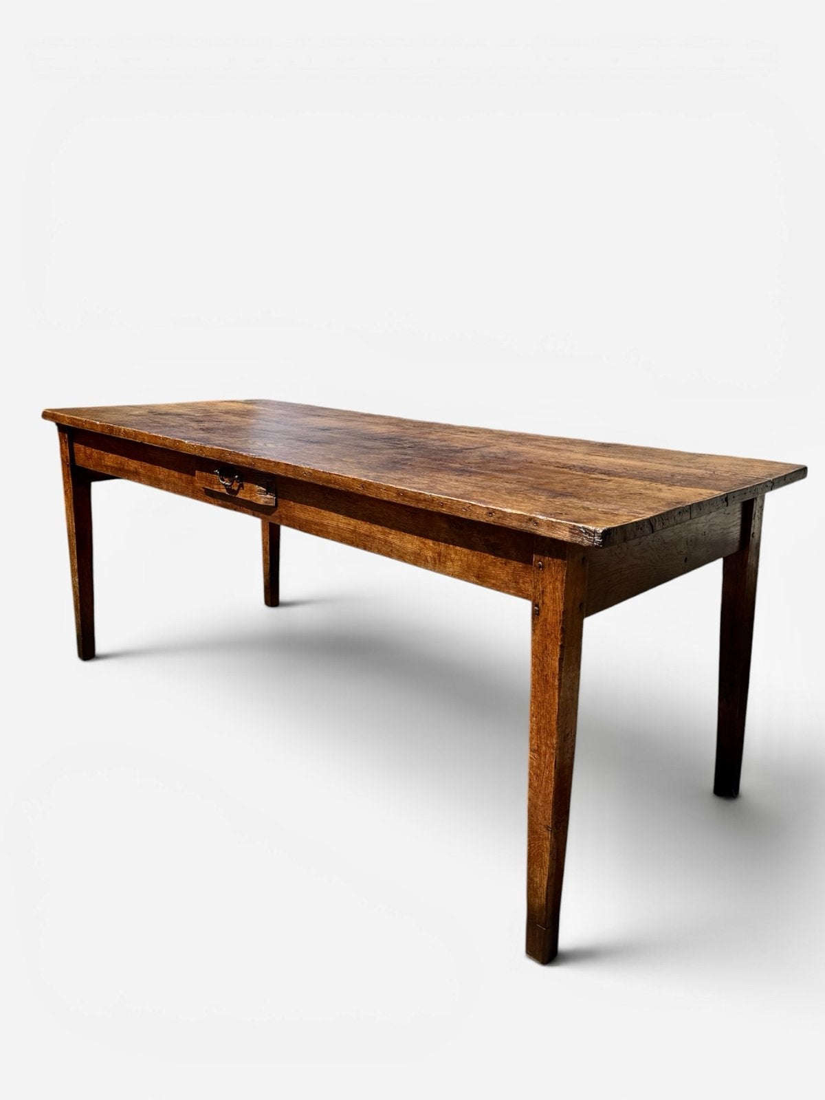 Antieke Franse tafel eettafel  Eikenhout 200 cm, Ophalen