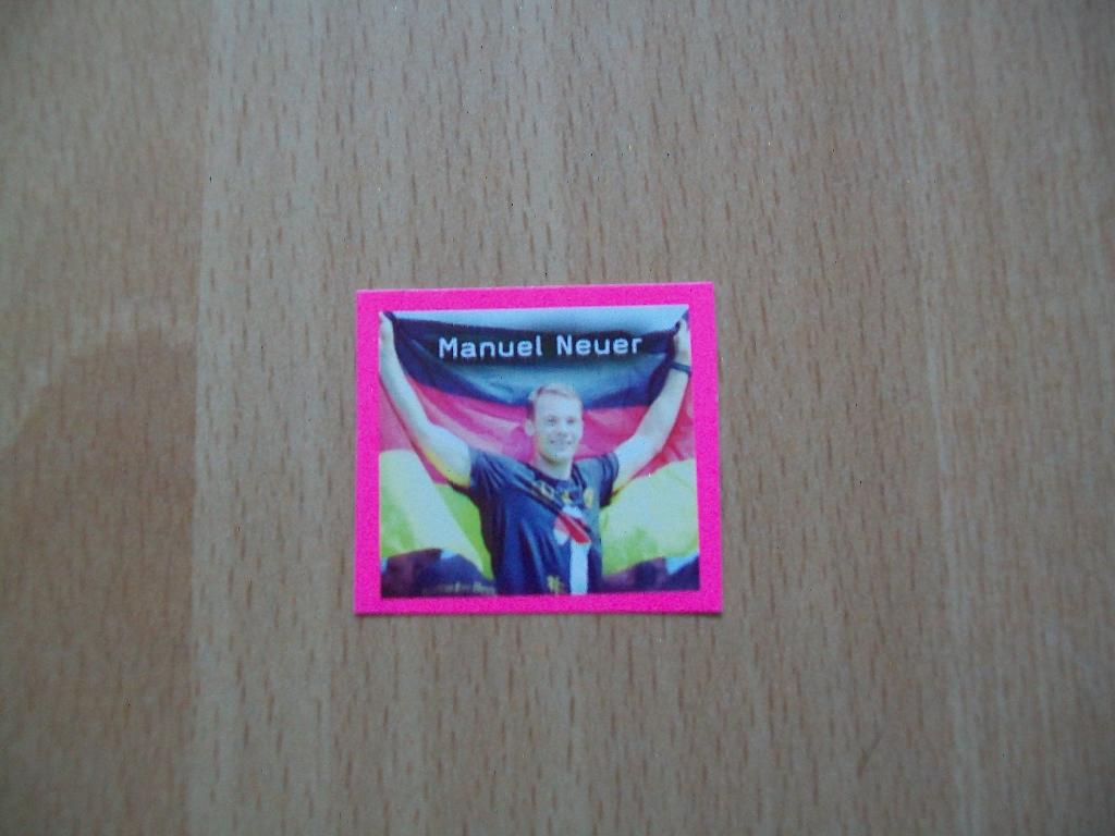 Sticker Manuel Neuer FC Bayern München Duits voetbalelftal, Ophalen of Verzenden, Nieuw, Overige typen