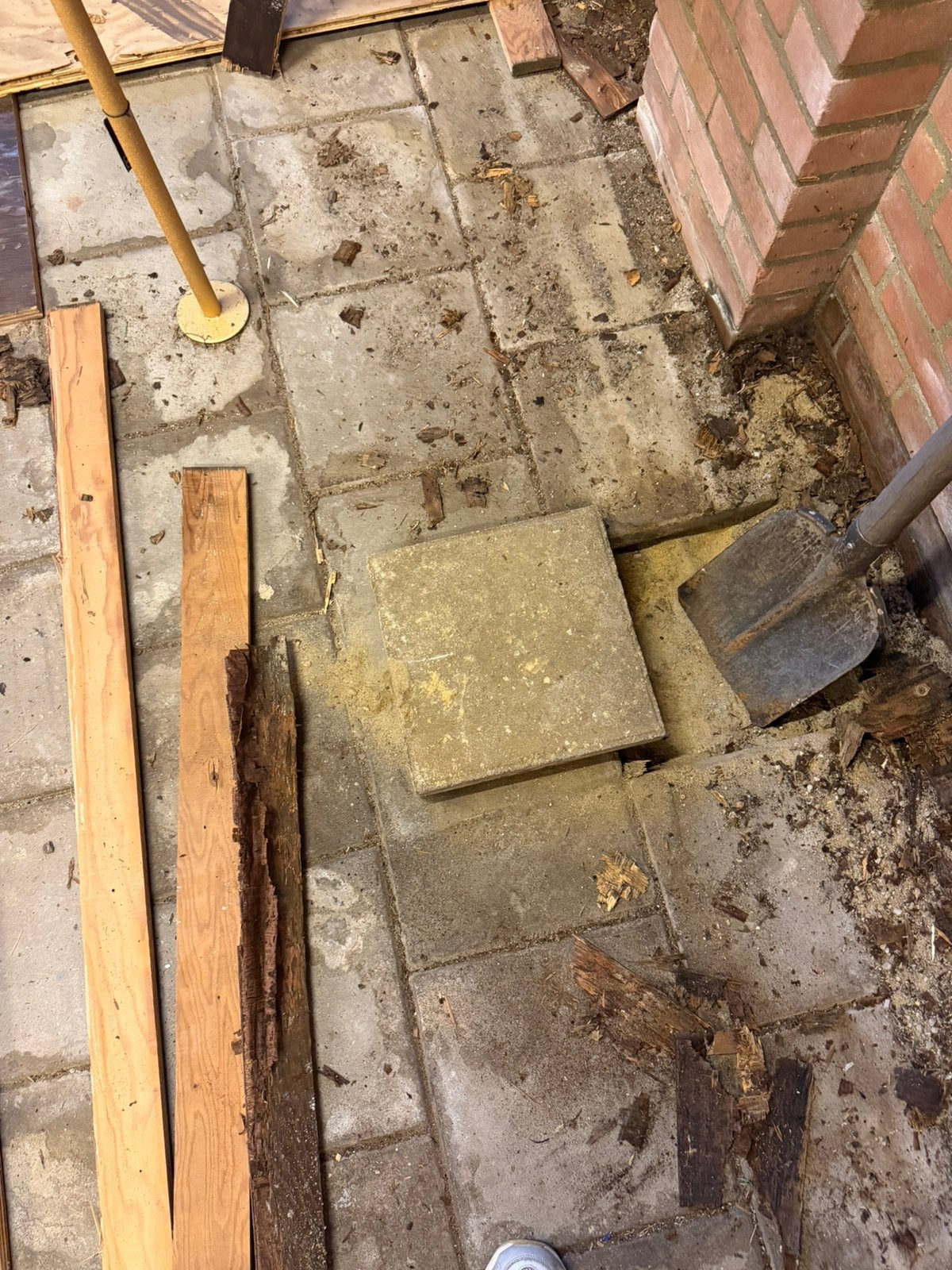 Stoeptegels 30x30, Gebruikt, Ophalen of Verzenden, 10 m² of meer, Beton