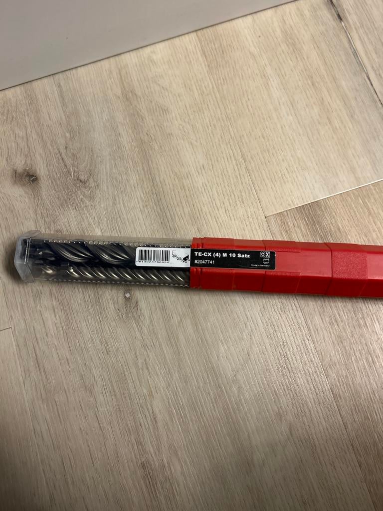 Hilti TE-CX (4) M10 Boorset - Nieuw in verpakking, Doe-het-zelf en Verbouw, Gereedschap | Boormachines, Ophalen of Verzenden, Nieuw