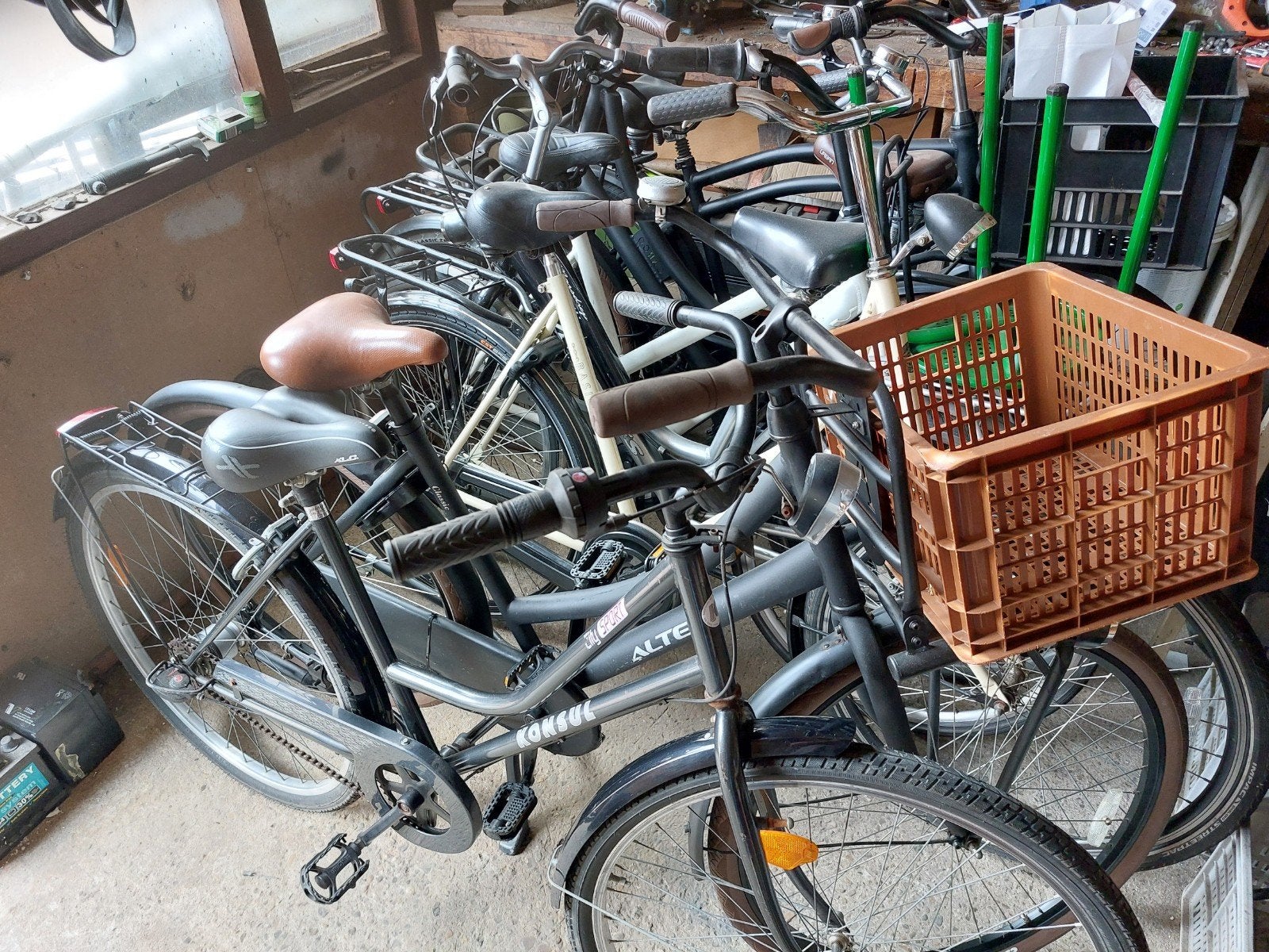 partij van 10 gebruikte stadsfietsen, Fietsen en Brommers, Ophalen, Gebruikt
