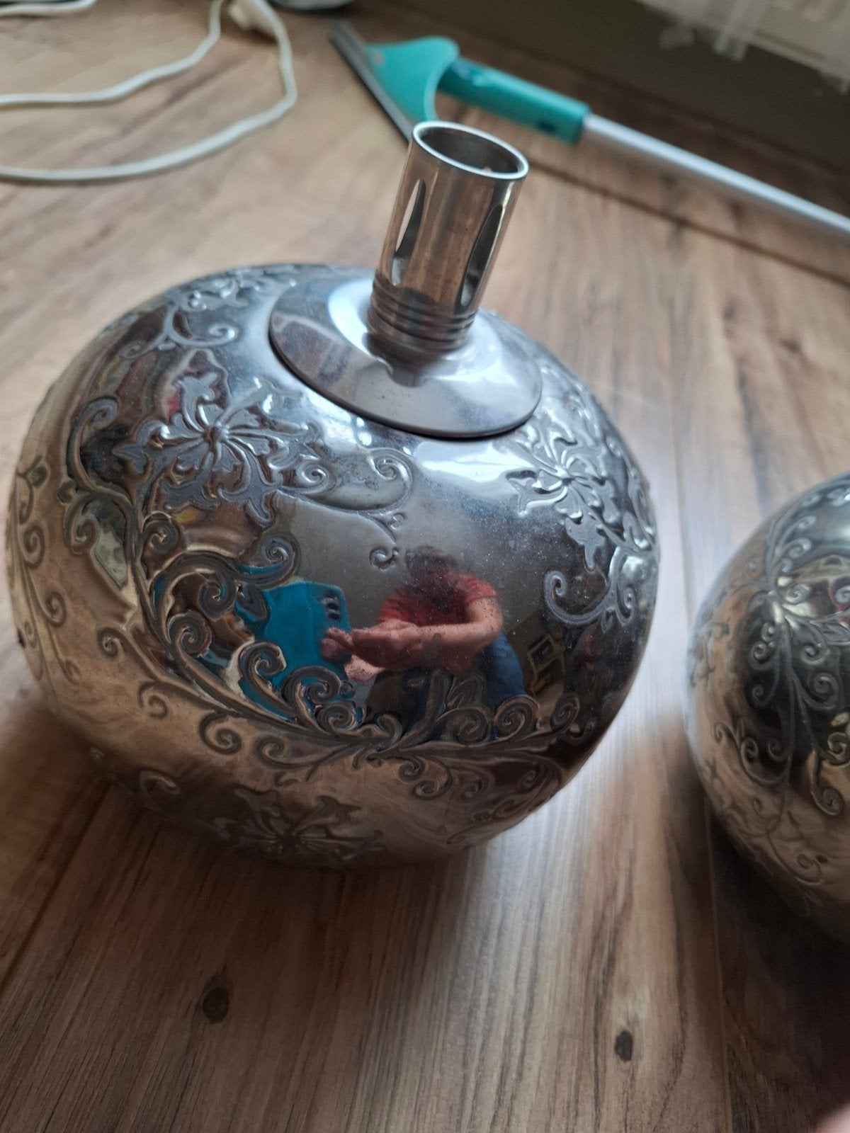 2 olielampen, Ophalen, Zo goed als nieuw