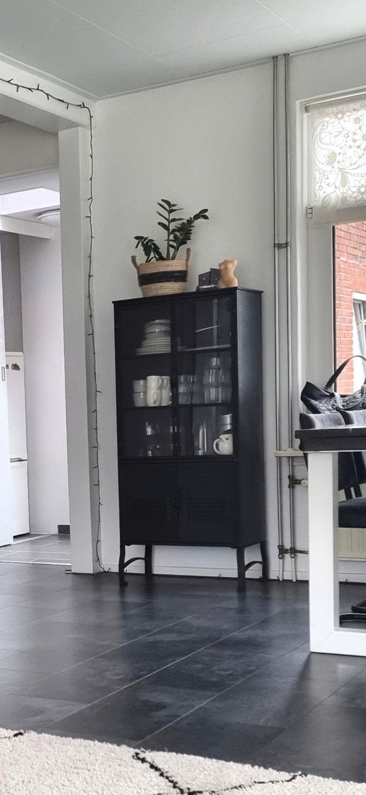 Industriële vitrinekast, Met deur(en), 100 tot 150 cm, 100 tot 150 cm, Ophalen of Verzenden