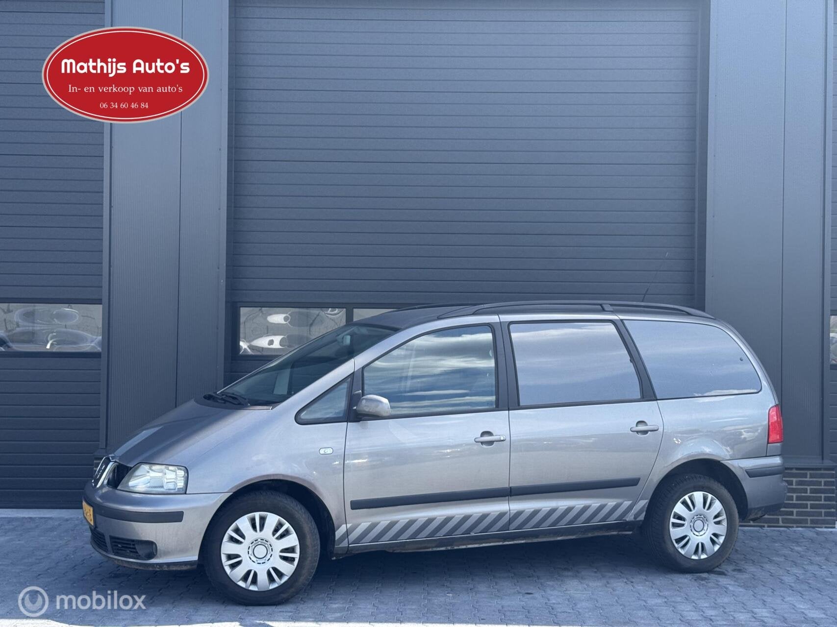 Seat Alhambra 1.9 TDI Reference Grijs kenteken!, Voorwielaandrijving, 4 cilinders, 116 pk, Origineel Nederlands