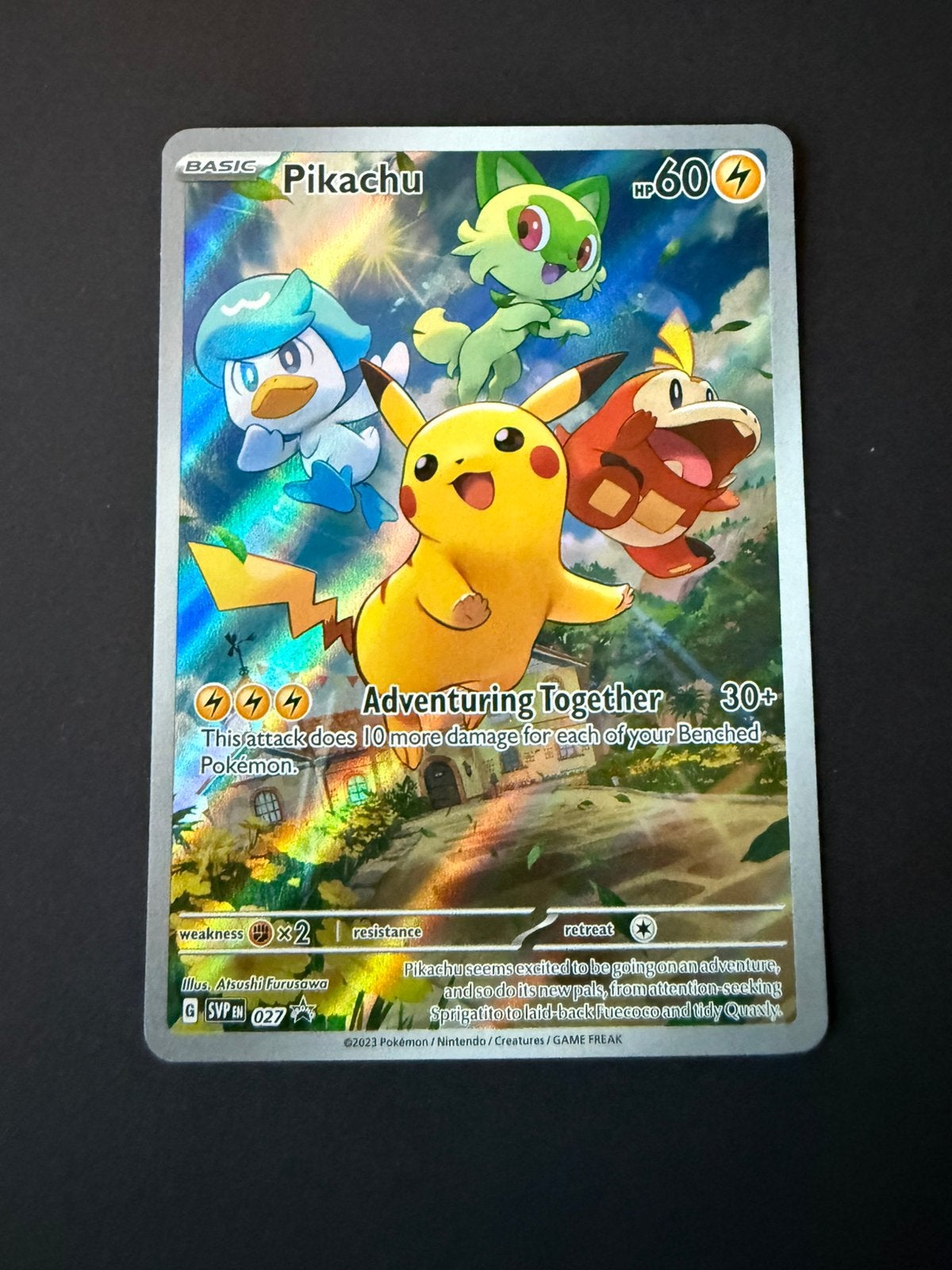 SVP 027 Pikachu promo, Ophalen of Verzenden, Nieuw, Losse kaart