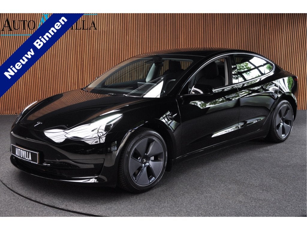 Tesla Model 3 RWD SOH: 95.9% Panodak Leer 360 ACC Climate, Auto's, Tesla, Automaat, Dealer onderhouden, Achterwielaandrijving