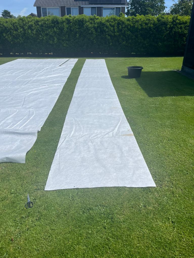 Non woven geotextiel van 200gr. Zware kwaliteit worteldoek, Ophalen of Verzenden, Nieuw, Onkruidbestrijding