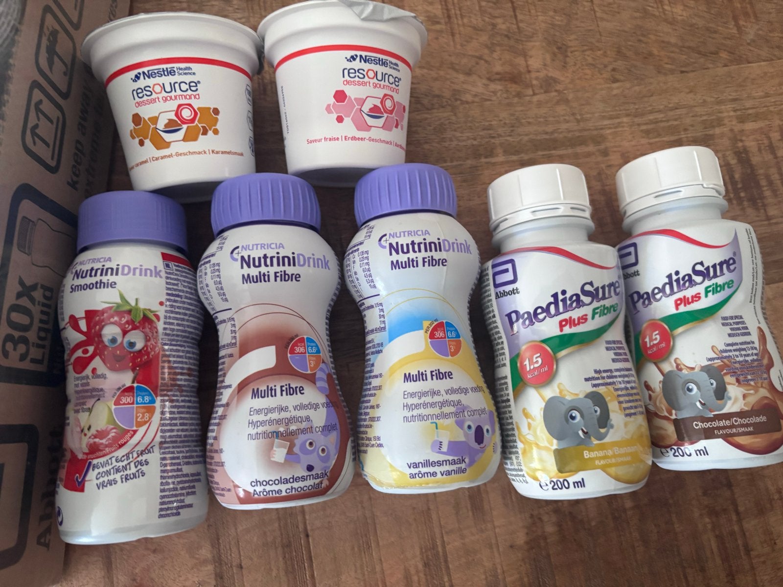 Nutrini flesjes - diverse smaken, Ophalen, Nieuw