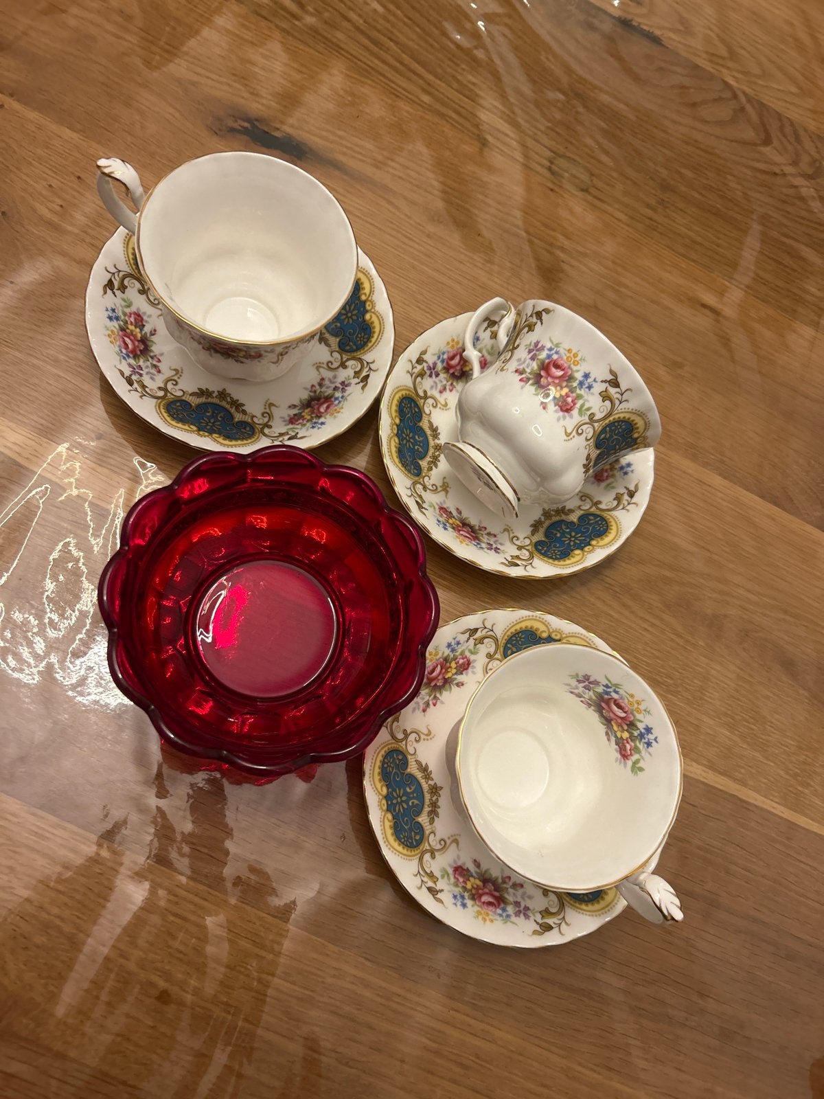 Vintage theekopjes Royal Albert, Ophalen of Verzenden