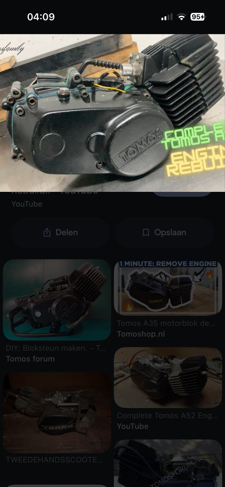 Tomos blok gezocht (max. €100, 50cc) - Ophalen/Verzenden, Ophalen of Verzenden, Blok