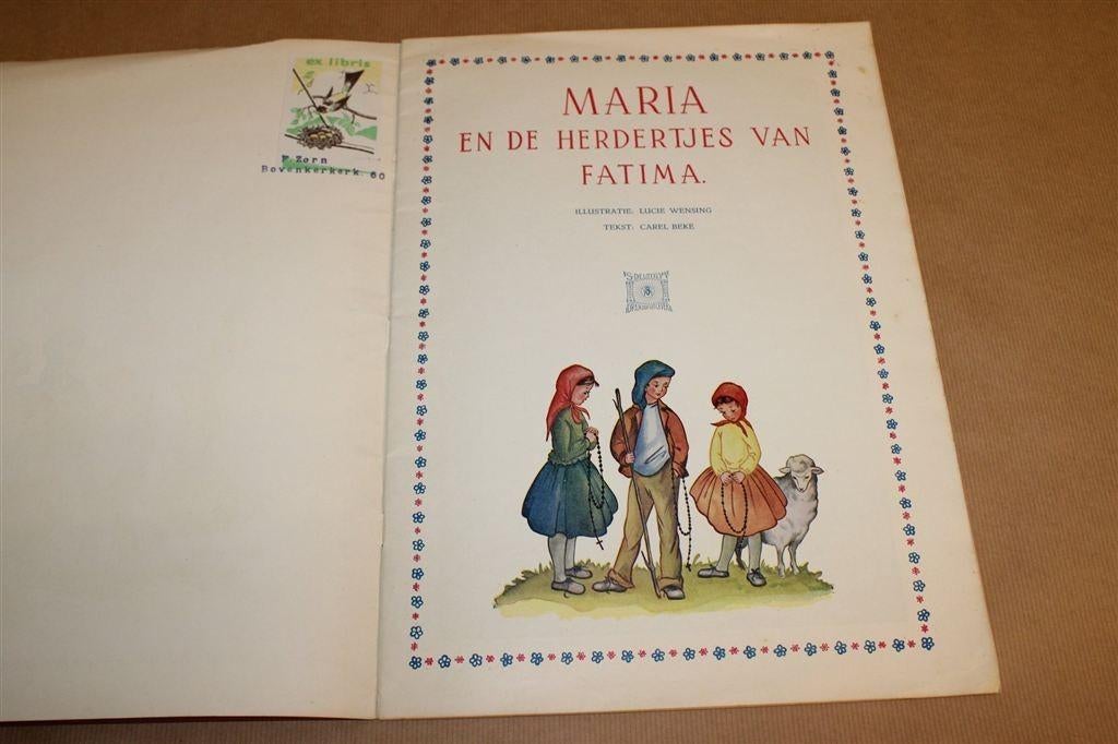 Maria & de Herdertjes van Fatima — Grote Kleurenplaten, Ophalen of Verzenden, Gelezen