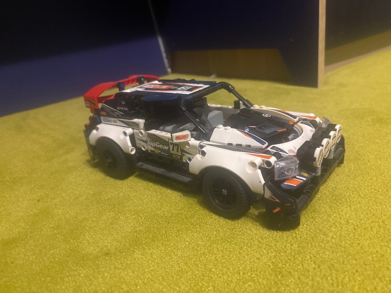 LEGO Technic Rallywagen Top Gear (42109) met app-besturing, Ophalen of Verzenden, Gebruikt, Overige merken