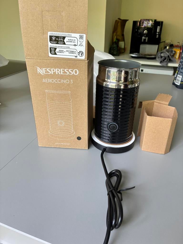 Nieuwe Nespresso Aeroccino 3, Ophalen of Verzenden, Nieuw