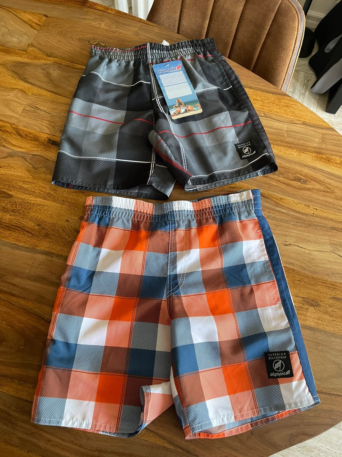 2x zwem short maat 128 merk olympia KOOPJE ‼️, Verzenden, Nieuw, Jongen, Sport- of Zwemkleding