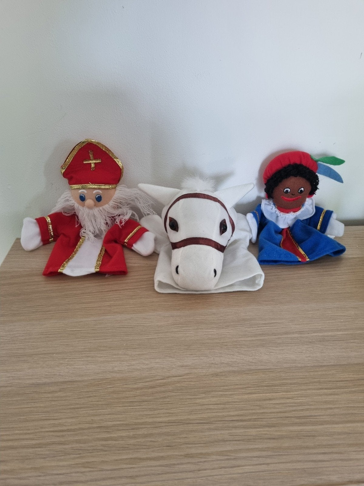 Handpoppen Sinterklaas, Ophalen of Verzenden, Zo goed als nieuw