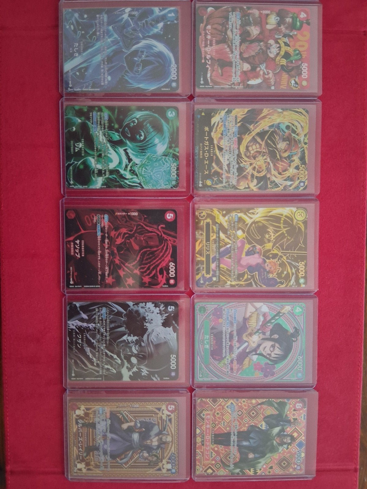 One Piece TCG: Japanse SP's en Promo Kaarten, Ophalen of Verzenden, Zo goed als nieuw, Meerdere kaarten, Foil