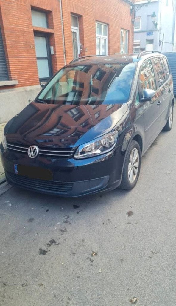 Volkswagen Touran 1.2 TSI Trendline BlueMotion BELGISCHE DOC, Auto's, Volkswagen, Euro 5, Gebruikt, Zwart, 4 cilinders