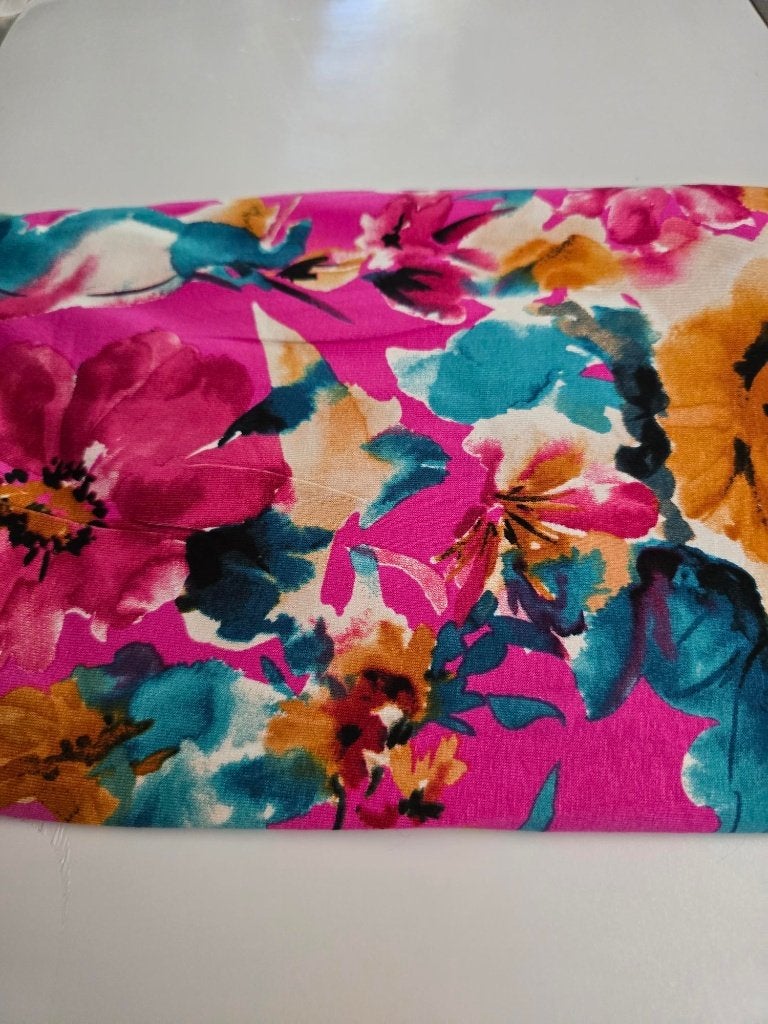 tricot viscose roze (111), Overige materialen, 120 cm of meer, Nieuw, Ophalen of Verzenden