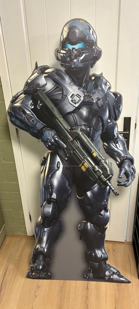 Halo Spartan levensgrote kartonnen uitsnede, Ophalen, Zo goed als nieuw