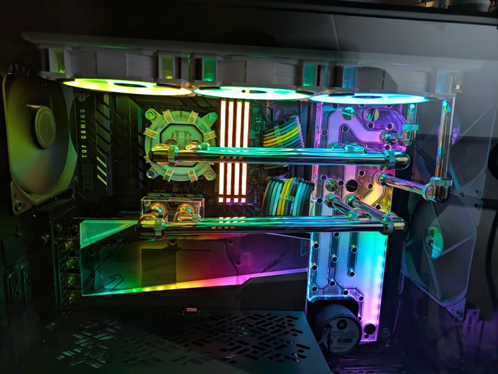 RGB GAME PC - INTEL I5 14th - RX 6900 XT 16GB - 32GB - 2TB, Ophalen, Kapoen PC Gaming, 32 GB, Fractal design, Intel, AMD, Gigabyte, Corsair