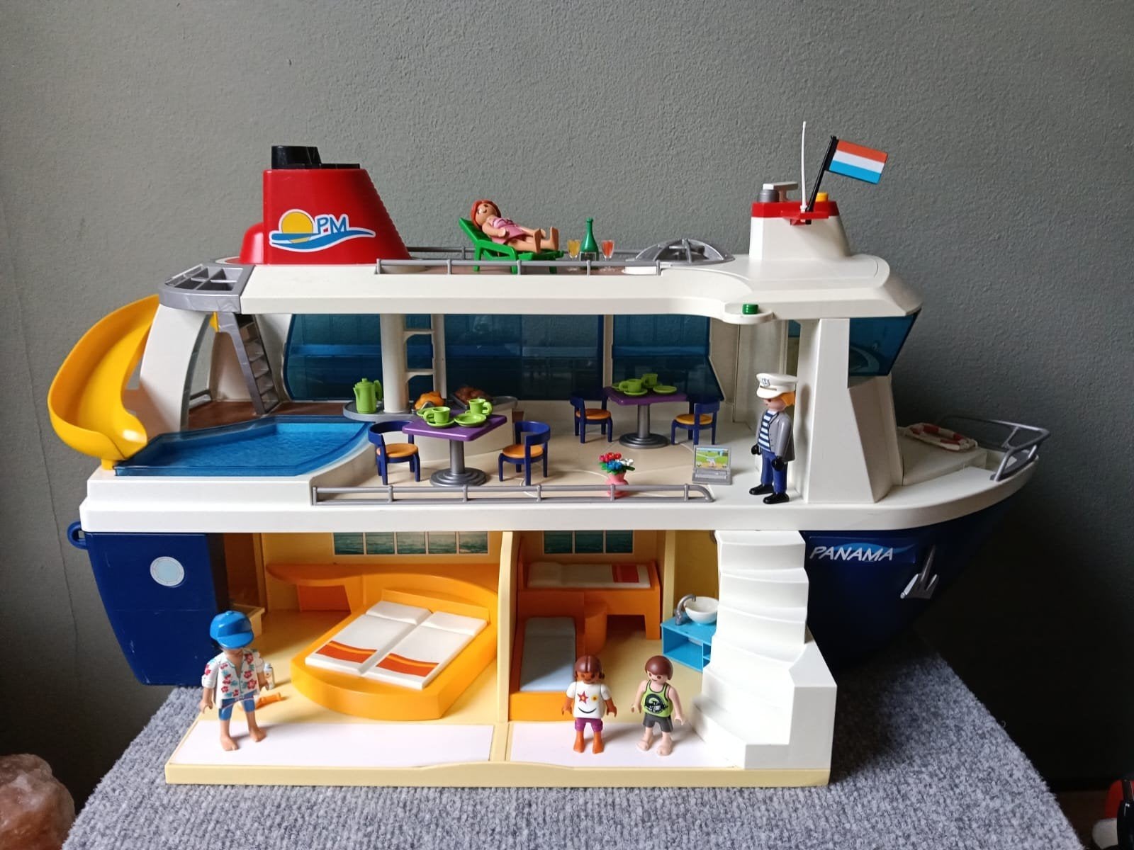 Playmobil Cruiseschip met accessoires en figuren, Lieselotjetweedehandsspeelgoed@gmail.com, Complete set, -, Ophalen of Verzenden
