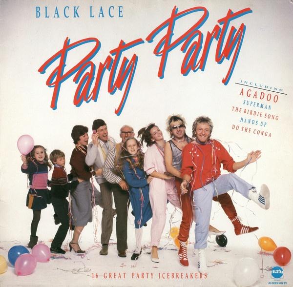 Black lace ‎  party party  lp, 1980 - 1989, Zo goed als nieuw, 12 inch, Inclusief binnenhoes