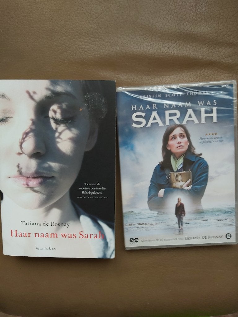 Haar naam was Sarah, boek + DVD, Waargebeurd drama, Ophalen of Verzenden, Zo goed als nieuw, Frans