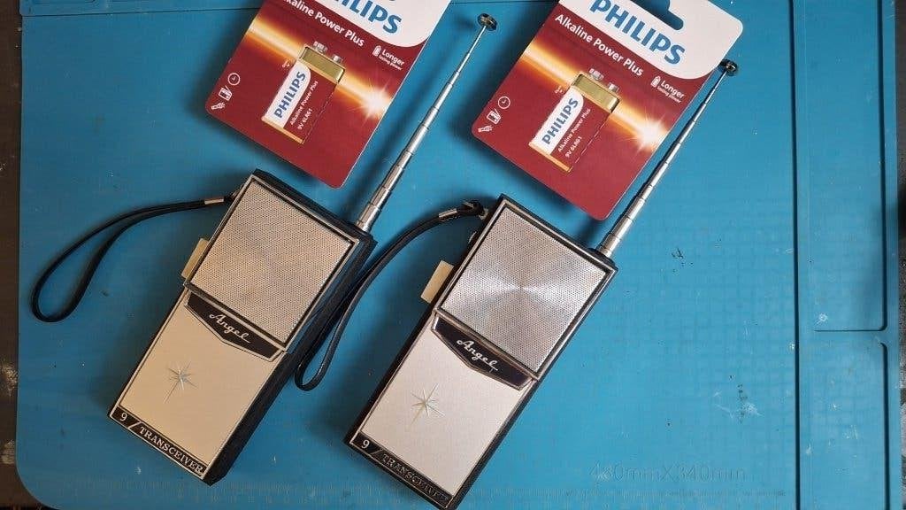 Angel ATR-9011 Walkie Talkie vintage jaren 60, Info@goedkopeautoradio.nl, Minder dan 2 km, Ophalen of Verzenden, Portofoon of Walkie-talkie
