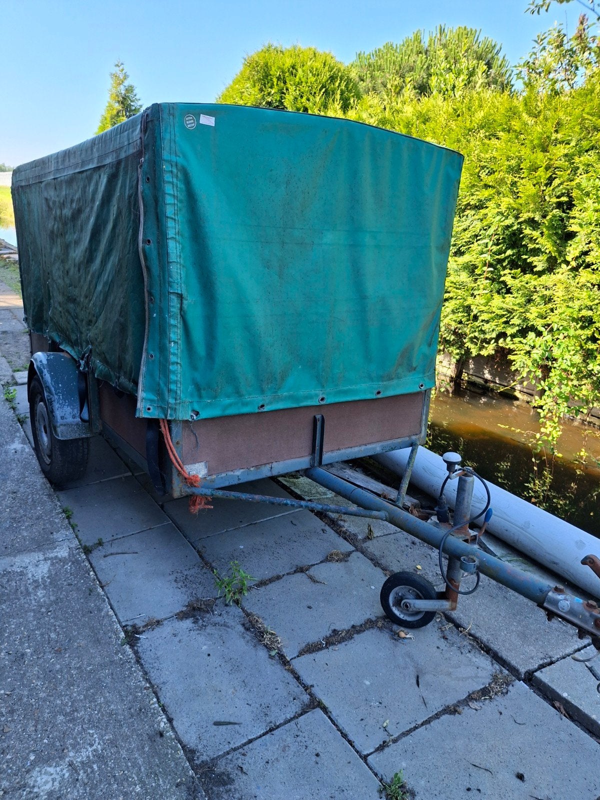 Aanhangwagen met huif - Koenders Wagenbouw '74, Ophalen, Gebruikt