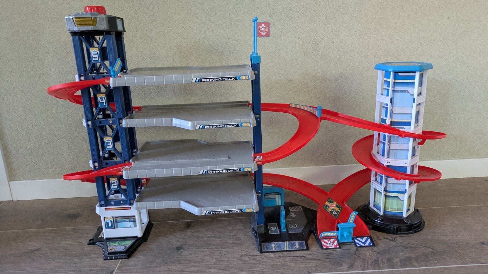 Dickie Toys Parkeergarage met Spiraalbaan, Ophalen, Gebruikt