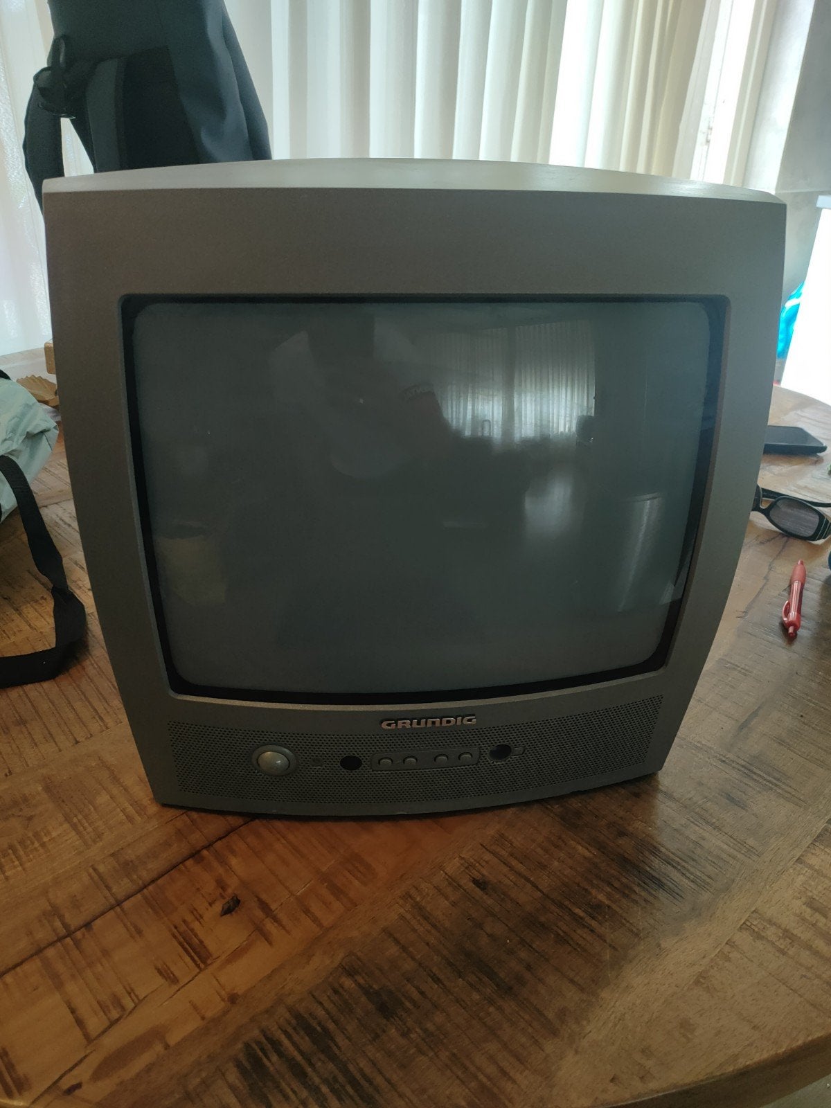 Grundig Retro CRT scherm /, Audio, Tv en Foto, Vintage Televisies, Ophalen of Verzenden, Grundig