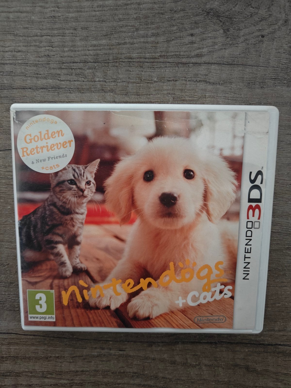 Nintendogs + Cats Golden Retriever & New Friends 3DS, 1 speler, Ophalen of Verzenden, Zo goed als nieuw, Vanaf 3 jaar