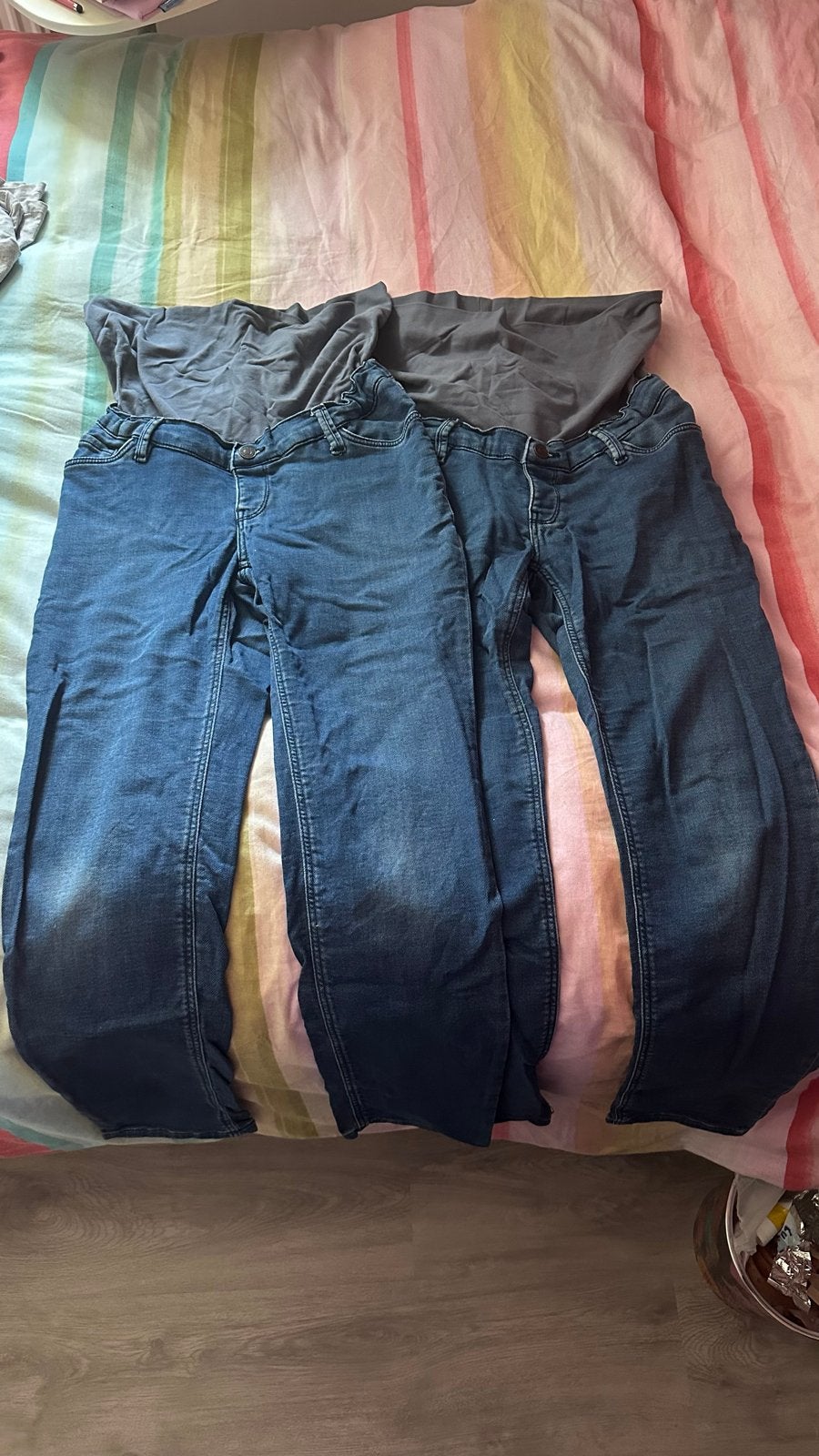 Zwangerschapskleding pakket - Broeken, shirts, jurk, badpak, Kleding | Dames, Ophalen, Gedragen, Maat 38/40 (M), Broek of Spijkerbroek