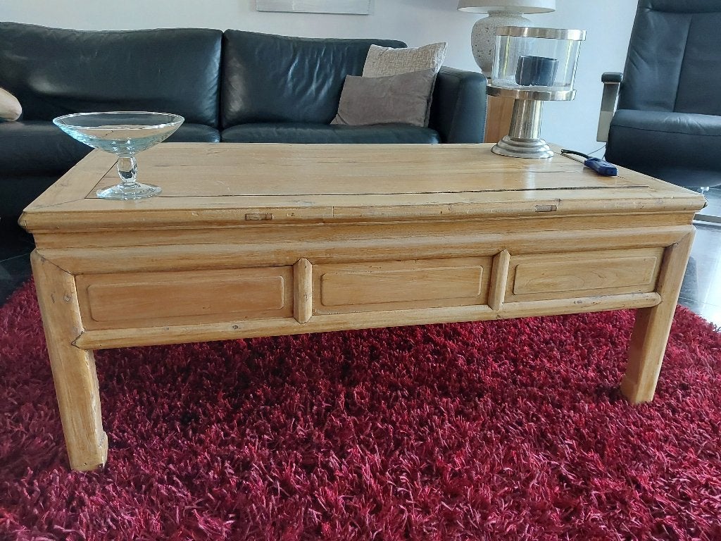 Salon tafel, Huis en Inrichting, Tafels | Salontafels, Ophalen, Gebruikt, 100 tot 150 cm, 50 tot 100 cm