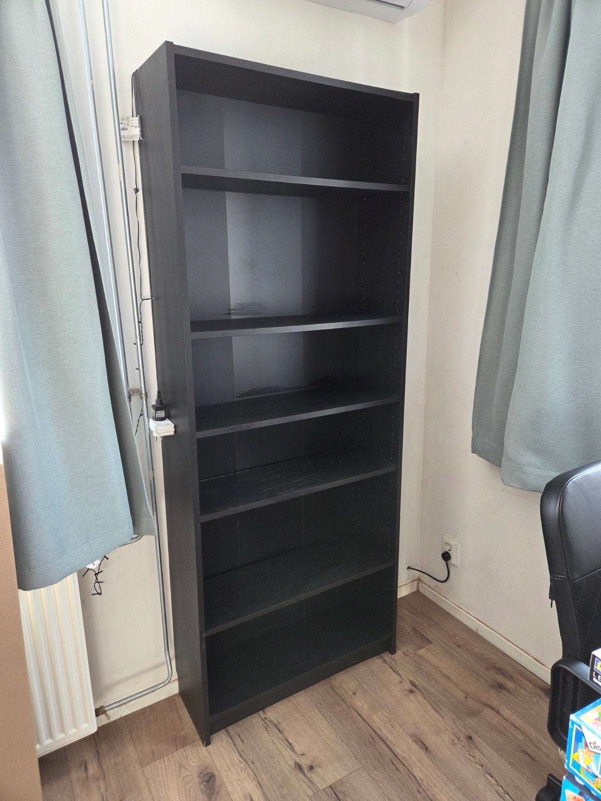 IKEA Billy Boekenkast Zwart, Ophalen, Met plank(en), Gebruikt, 200 cm of meer
