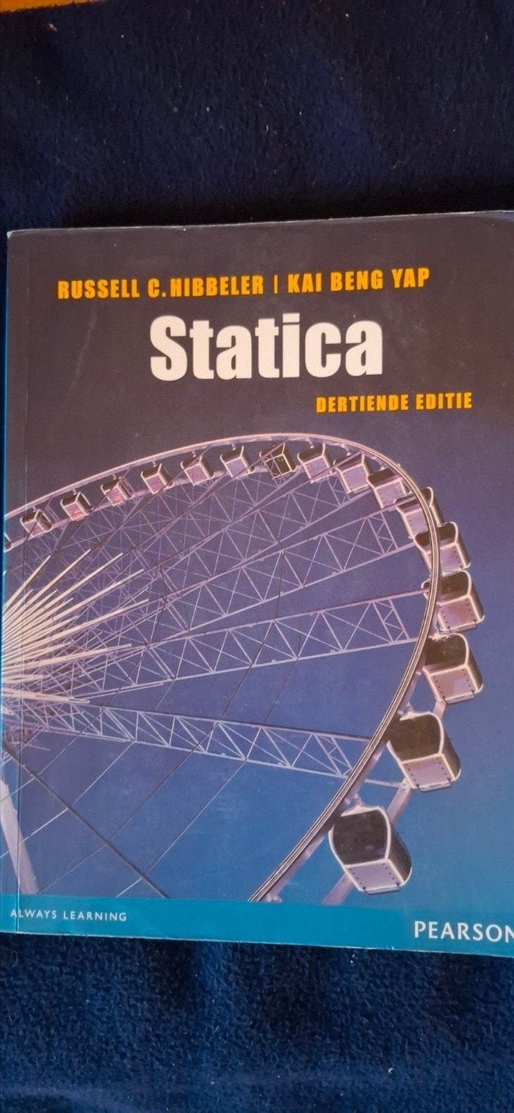 Statica - Russell C. Hibbeler | Kai Beng Yap (13e editie), Boeken, Gelezen, Ophalen of Verzenden, Russell C. Hibbeler, Kai Beng Yap