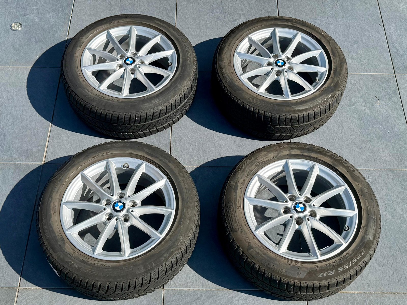 BMW winterbanden, Ophalen