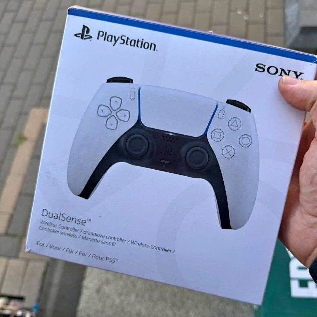 PlayStation 5 DualSense Controller - Zwart of Wit, PlayStation 5, Ophalen of Verzenden, Zo goed als nieuw, Controller