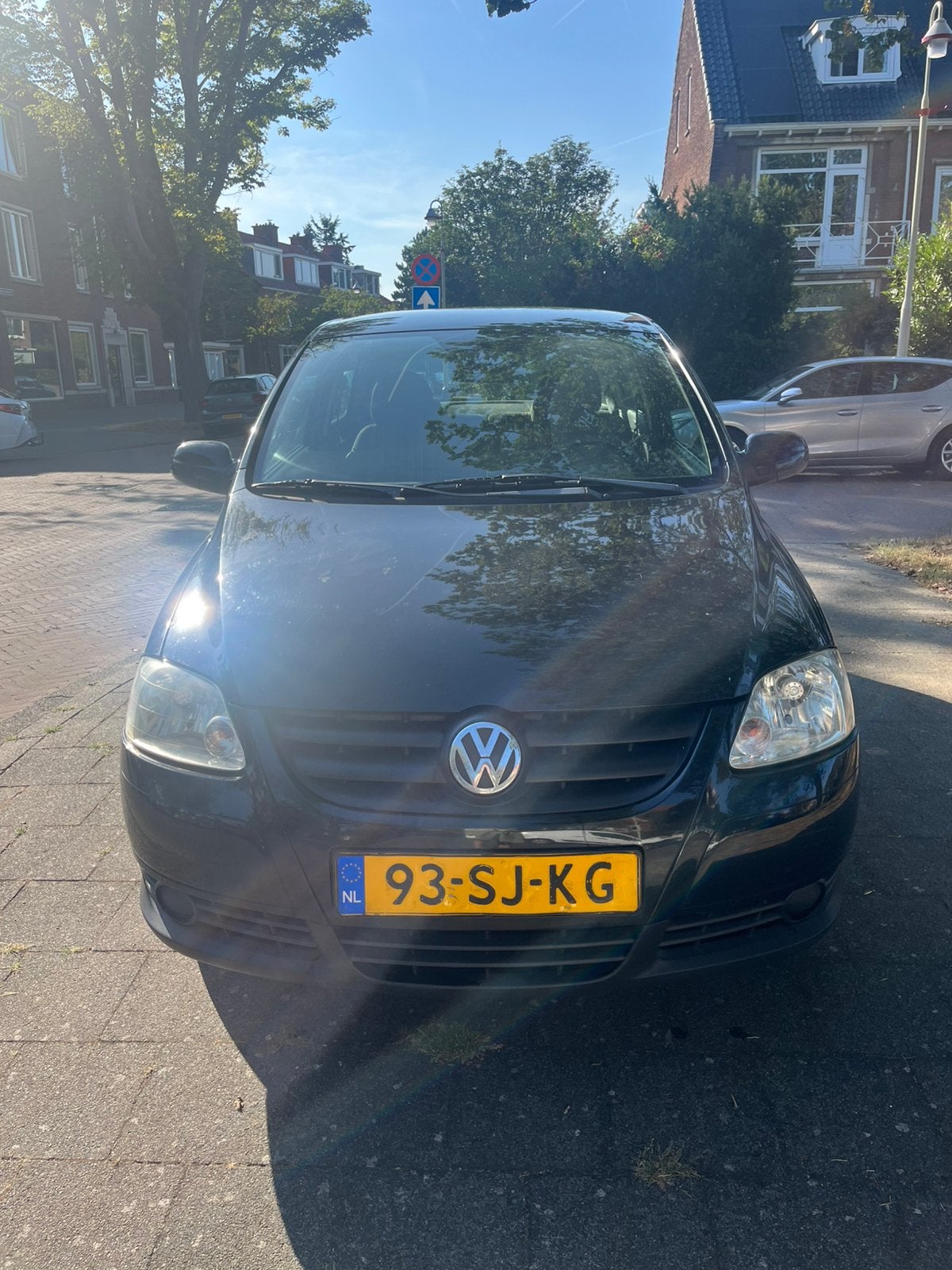 Volkswagen Fox 1.4 55KW 2006 Zwart, Auto's, Voorwielaandrijving, 15 km/l, 4 cilinders, 4 stoelen