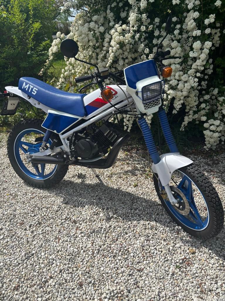 Honda MT5 - 1991 - Volledig opnieuw opgebouwd. Blauw/wet., Gebruikt, Particulier, Enduro, 11 kW of minder